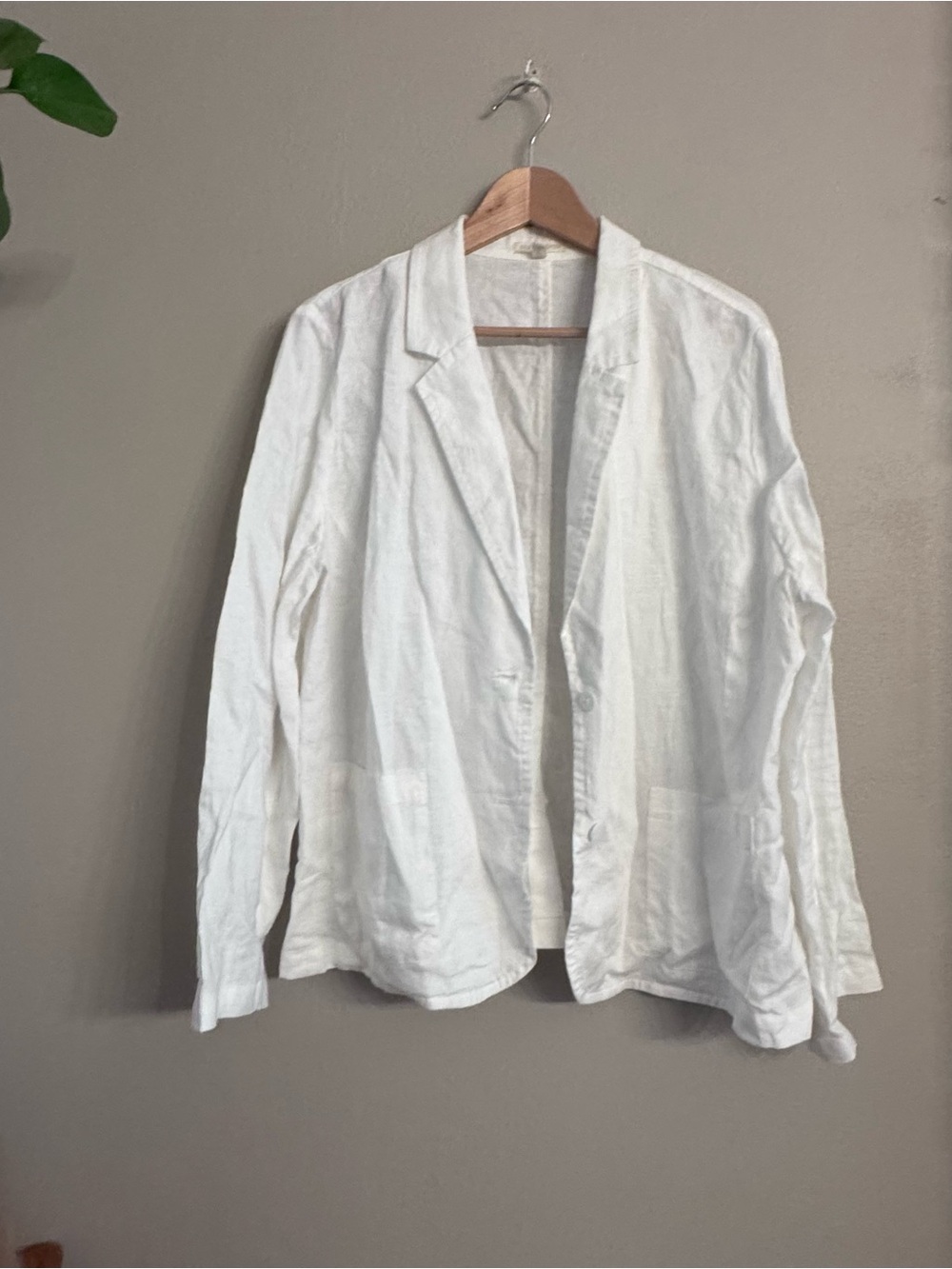 EILEEN FISHER Linen Blazer Jacket
